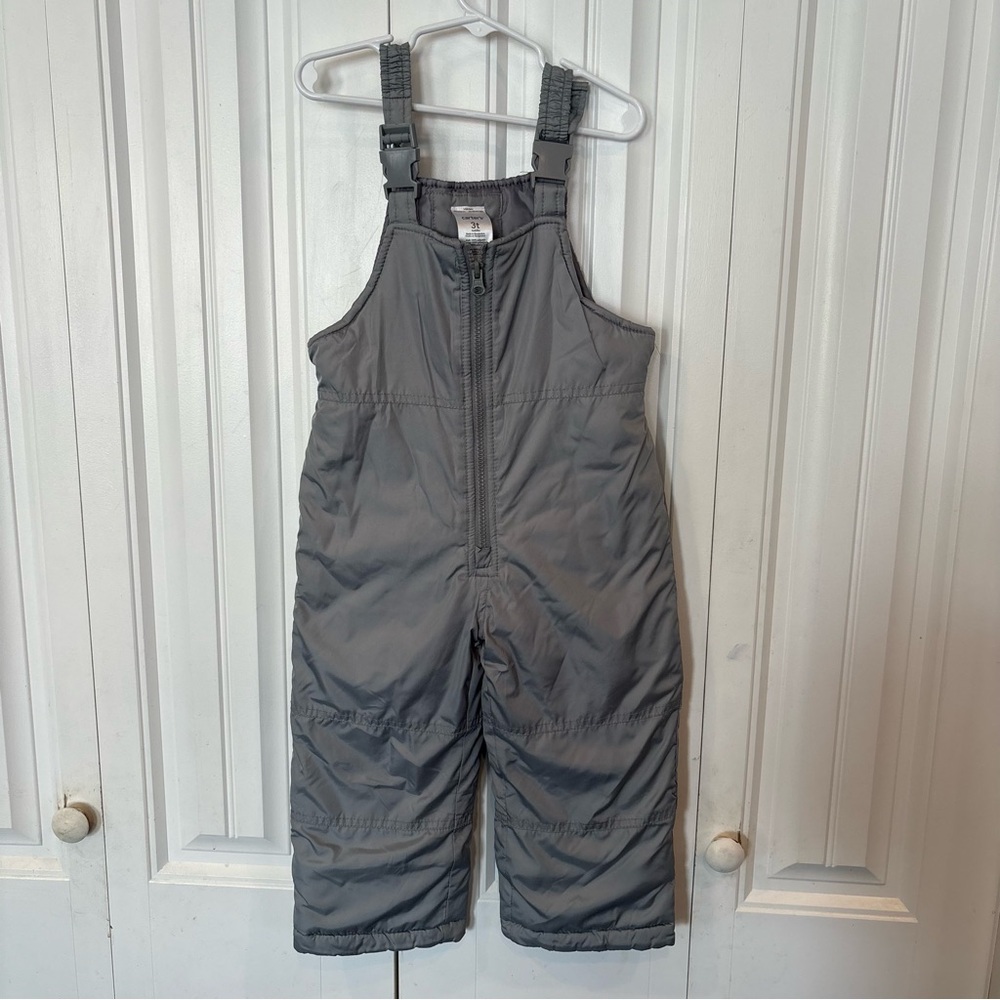 Carters‎ Gray Snow Overalls Size 3T